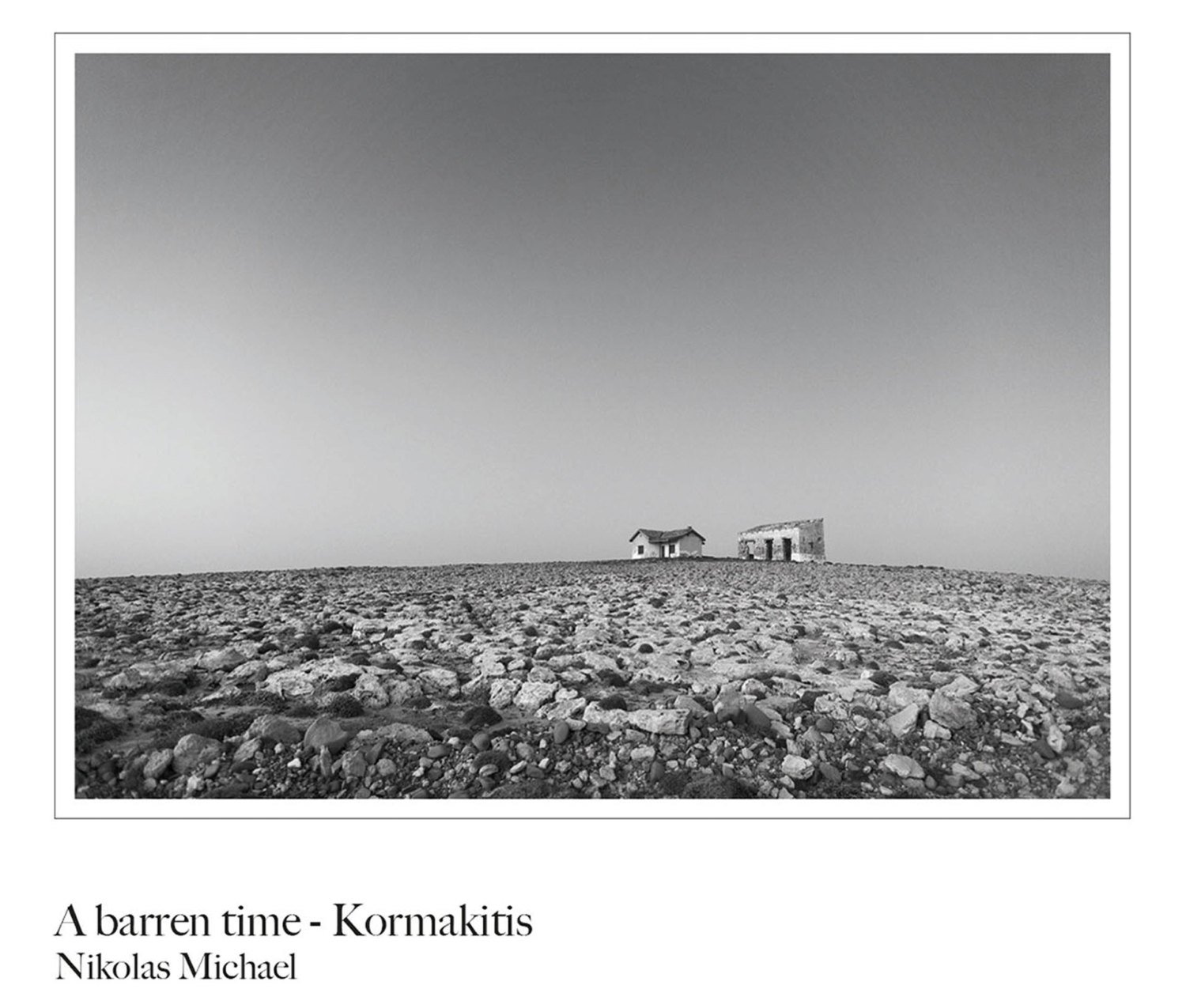 A Barren Time - Kormakitis by Nikolas Michael (black and white photography, abandoned houses, cape, Kyrenia, Cyprus, fine art, monochrome)